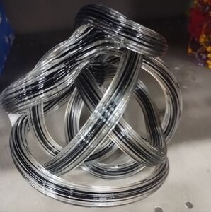 Black and Clear Plastic Sculpture